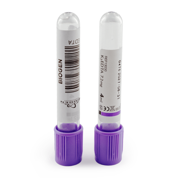 tubo de edta k3 4 ml 2 biogen diagnostica
